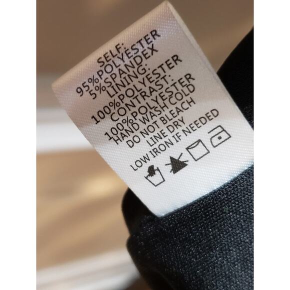 American Threads Dress Women Medium Black Strapless Mini Bow Party Cocktail - Picture 10 of 11